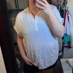 Jane and Delancey White Blouse